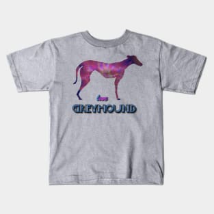 greyhound love Kids T-Shirt